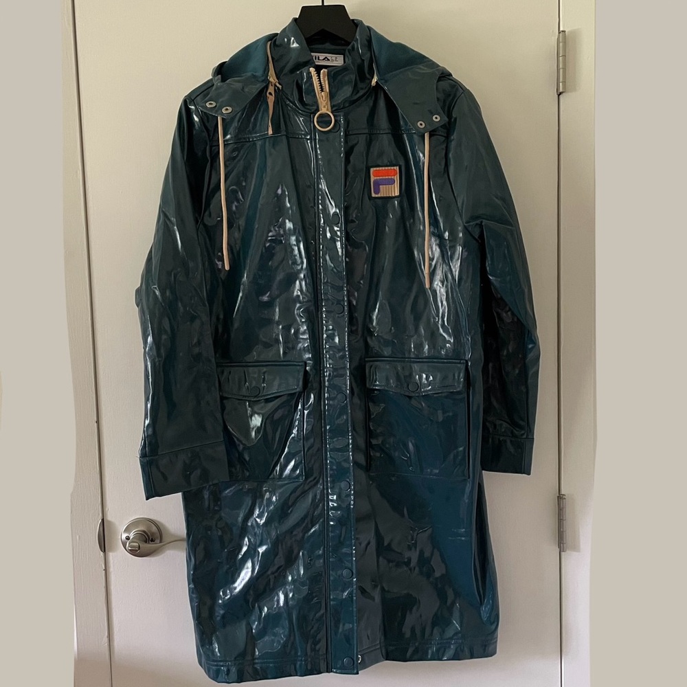 Fila Rain Jacket in Teal